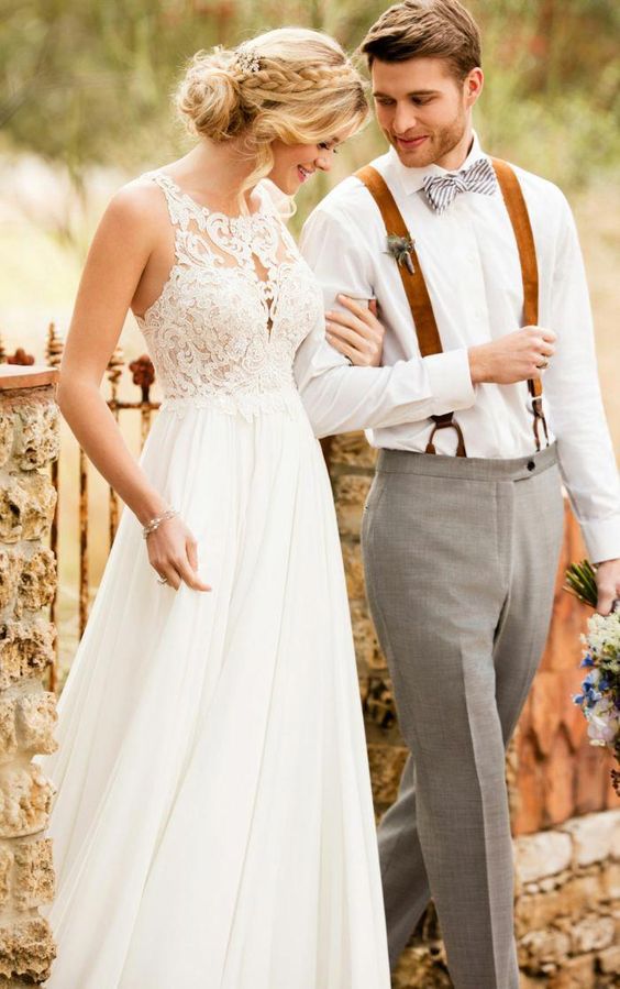 Vestidos de novia para una boda civil - Finca La Alcudia