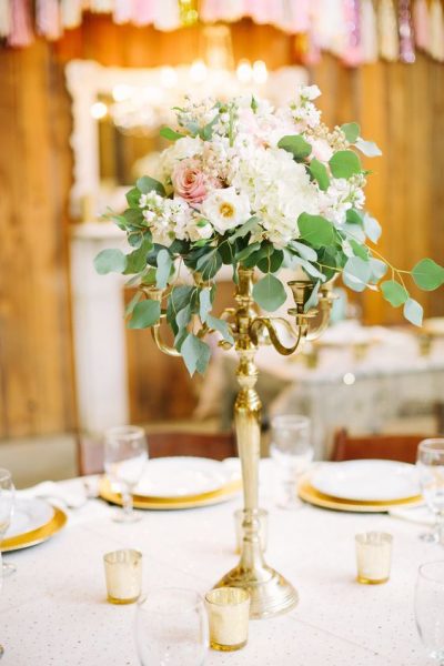 Elige centros de mesa con mucho estilo para tu boda - Finca La Alcudia